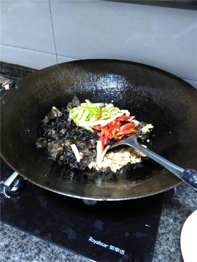 杂蔬肉丝步骤7