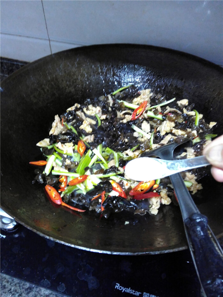 杂蔬肉丝步骤8