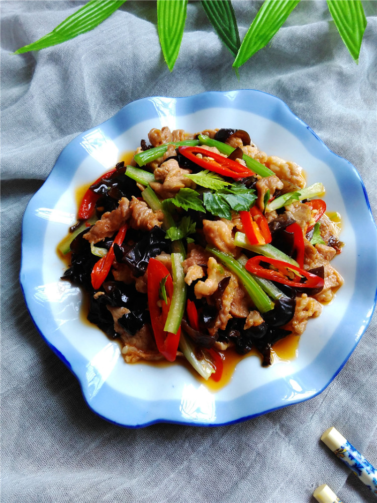 杂蔬肉丝步骤9