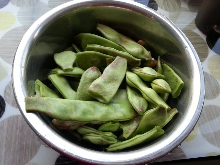肉片四季豆步骤1