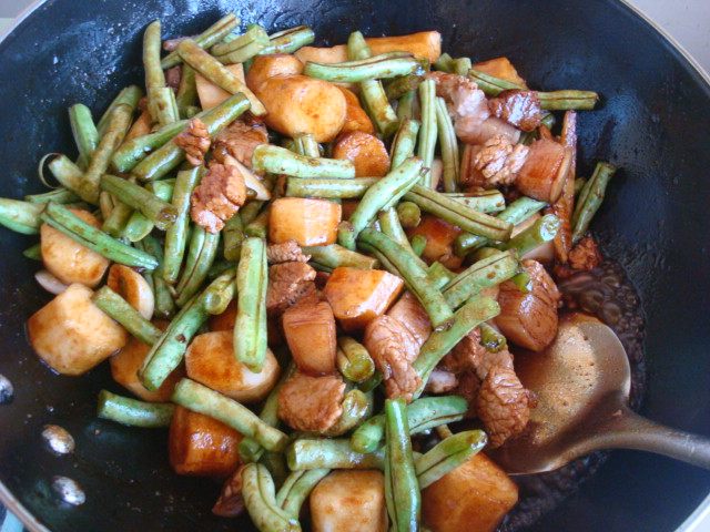 猪肉炖山药豆角步骤8