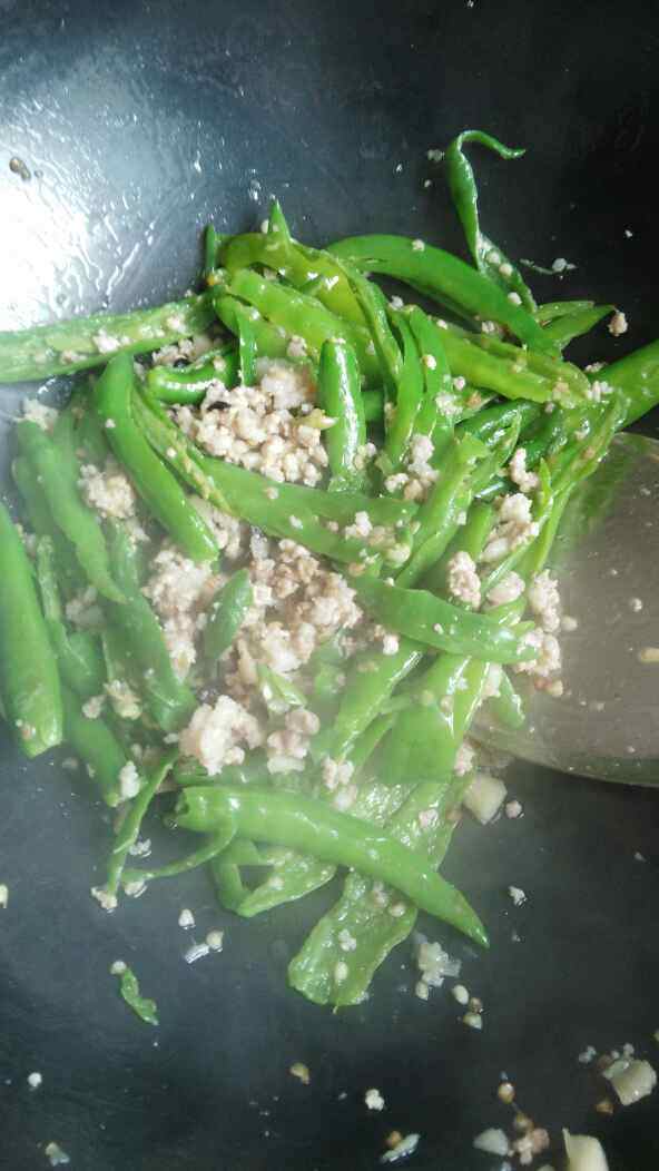 肉末煎辣椒步骤9