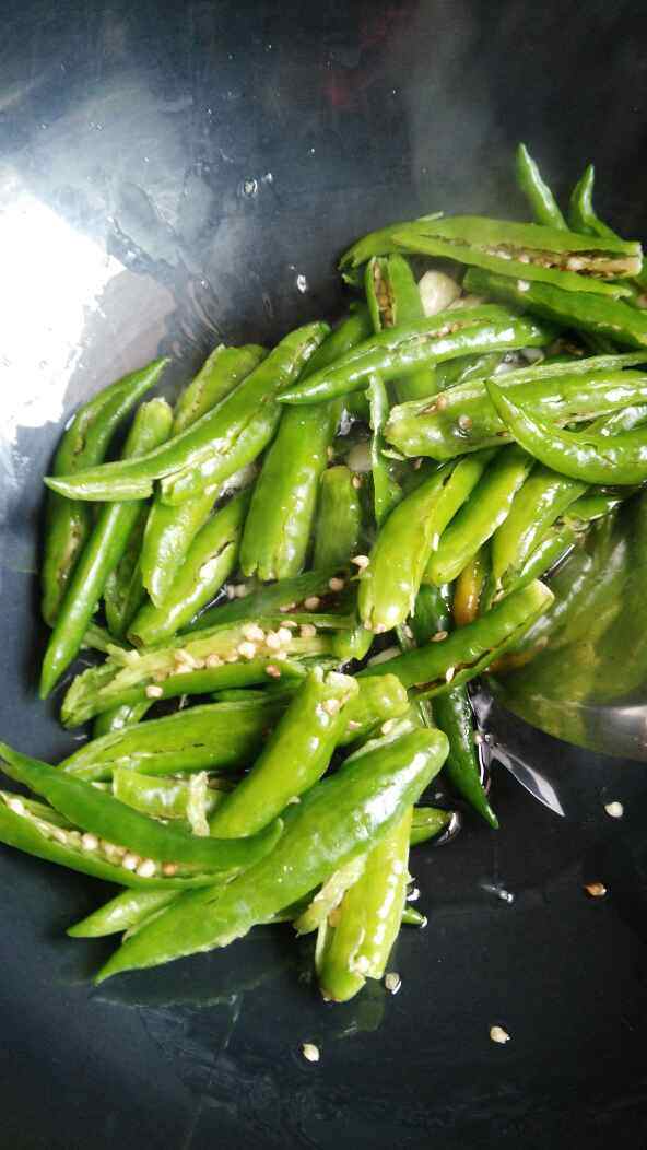 肉末煎辣椒步骤6