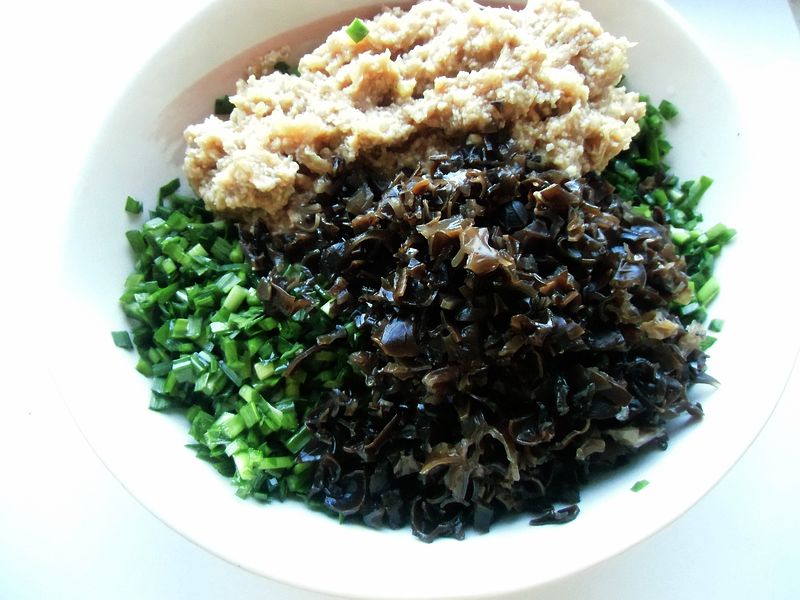 韭菜木耳羊肉饺子步骤8