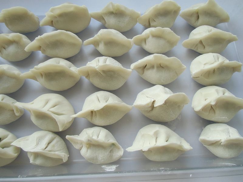 韭菜木耳羊肉饺子步骤12