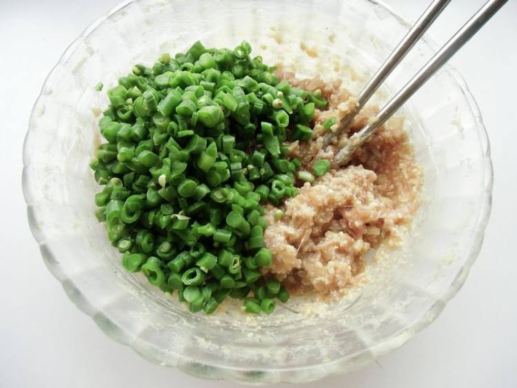 豇豆羊肉饺子#盛夏餐步骤9