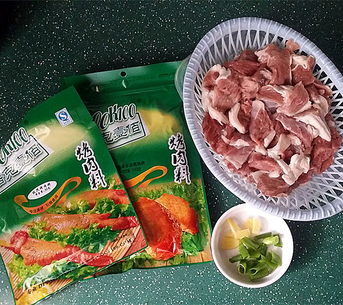 奥尔良孜然羊肉串（微步骤1