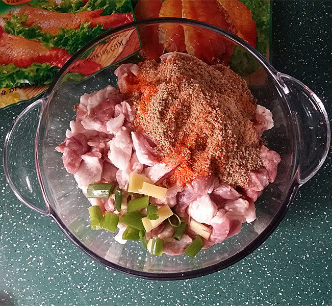 奥尔良孜然羊肉串（微步骤3