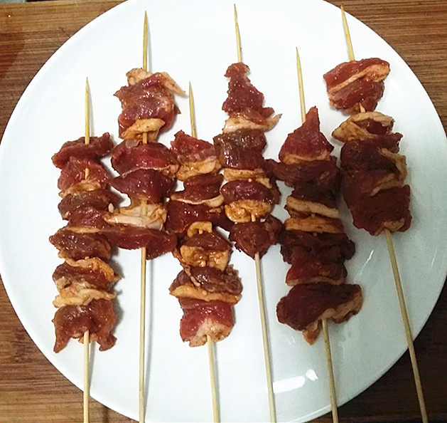 奥尔良孜然羊肉串（微步骤6