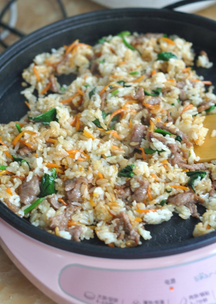 羊肉炒饭#非转基因金步骤12