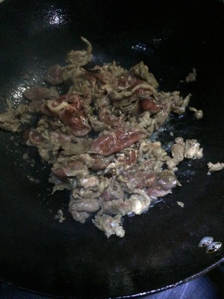 葱爆羊肉#非转基因金步骤3
