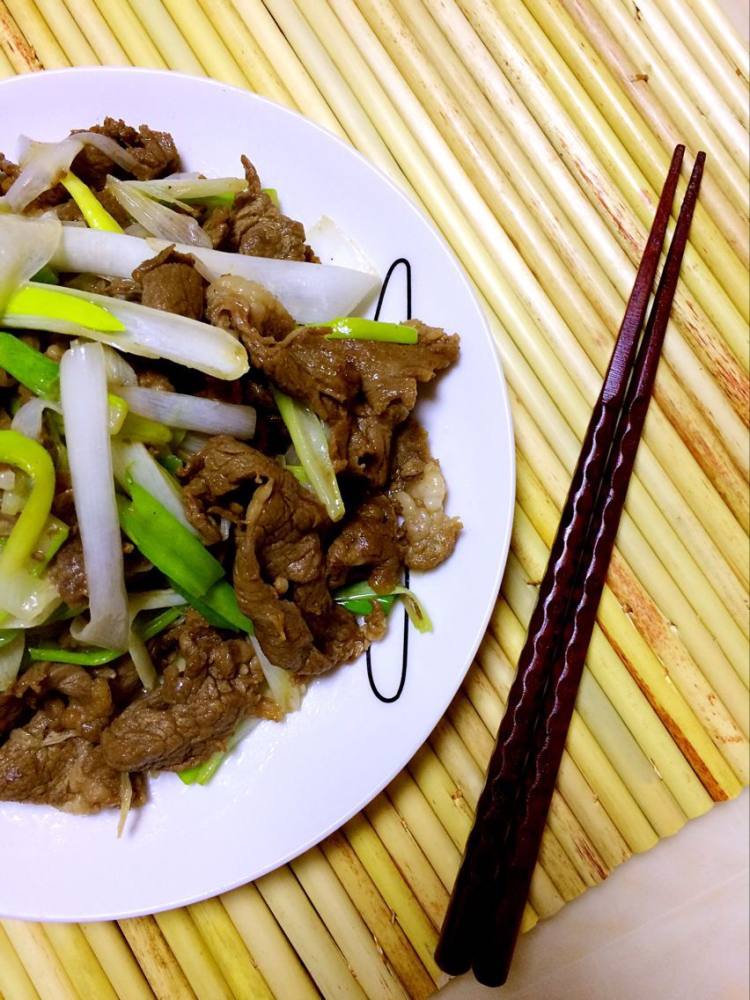 葱爆羊肉#非转基因金步骤7
