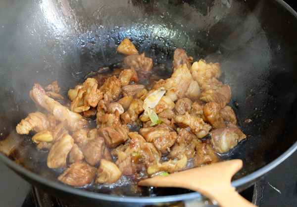 羊肉萝卜炖粉条步骤7