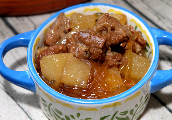 羊肉萝卜炖粉条步骤14