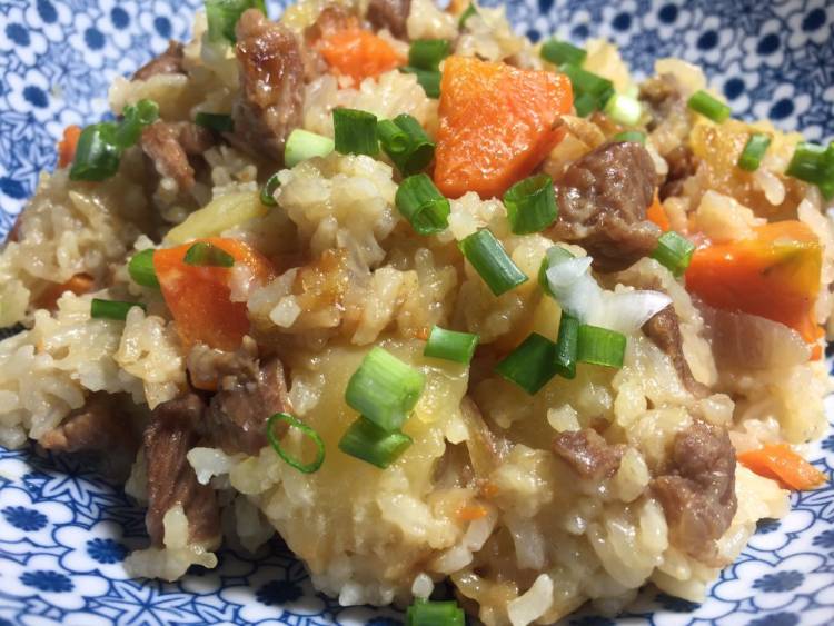 羊肉焖米饭步骤10