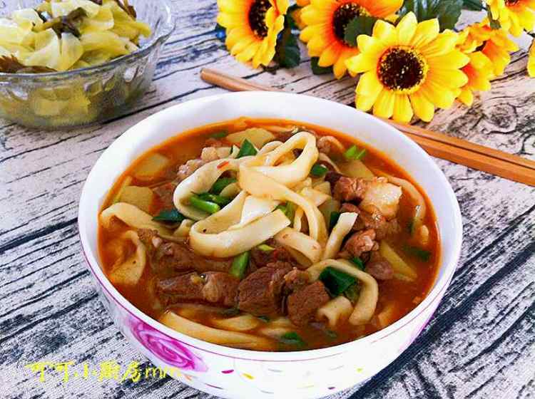 羊肉手擀汤面步骤20