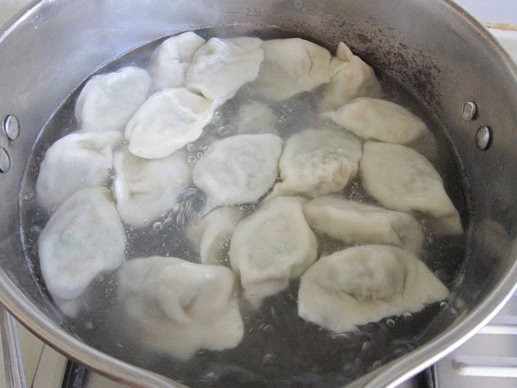 毛芹菜羊肉饺子步骤12
