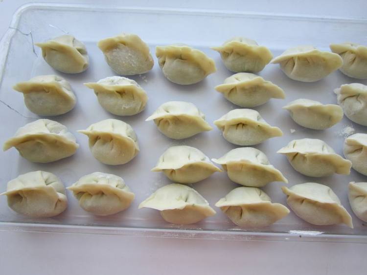 毛芹菜羊肉饺子步骤11
