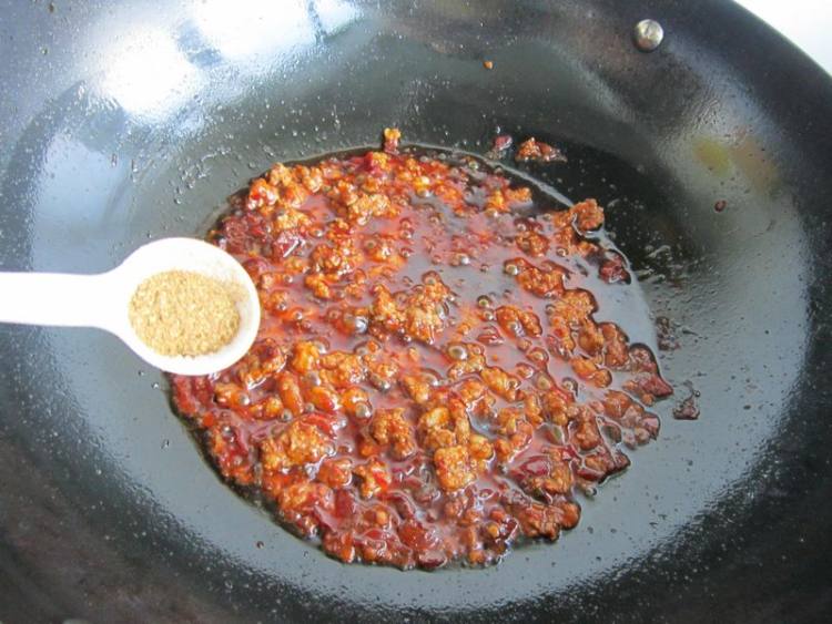 粉丝羊肉末步骤6