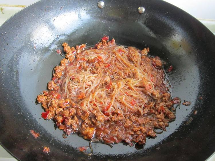 粉丝羊肉末步骤8