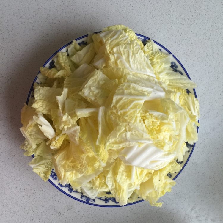 醋溜羊肉白菜步骤2