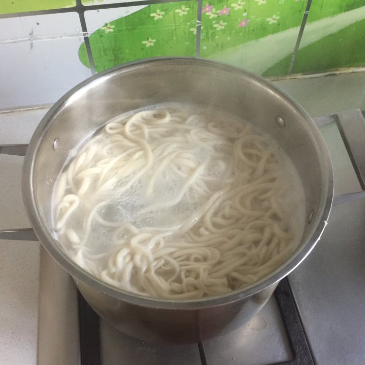 家常茄子西红柿拌面步骤14