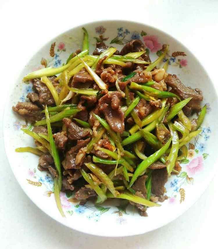 西芹炒羊肉步骤11