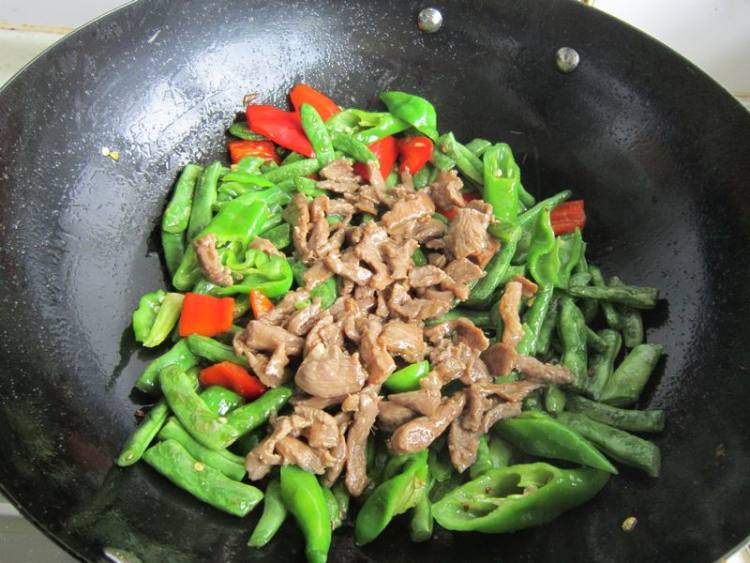 四季豆炒羊肉步骤10