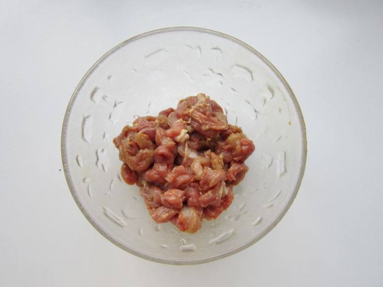 四季豆炒羊肉步骤4