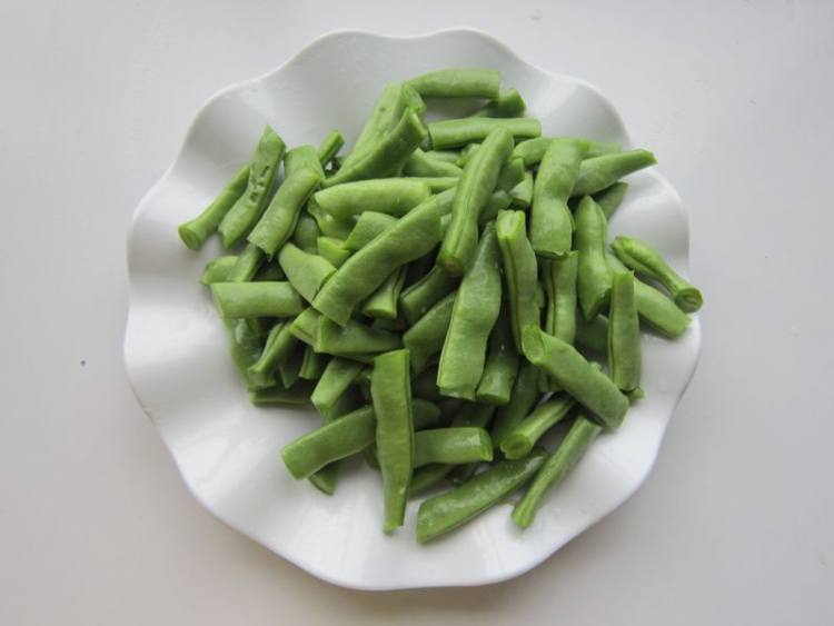 四季豆炒羊肉步骤2