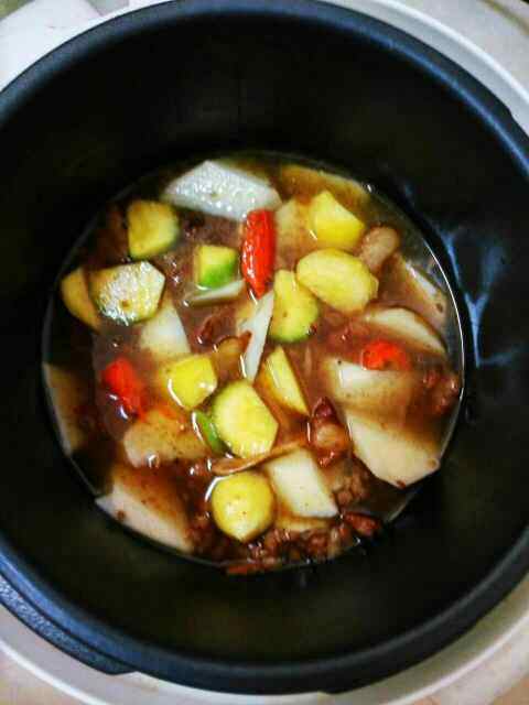 红烧羊肉烩饭步骤9