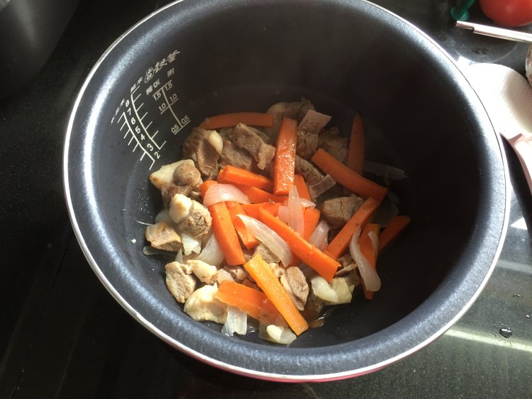 羊肉抓饭#不忘初心#步骤7