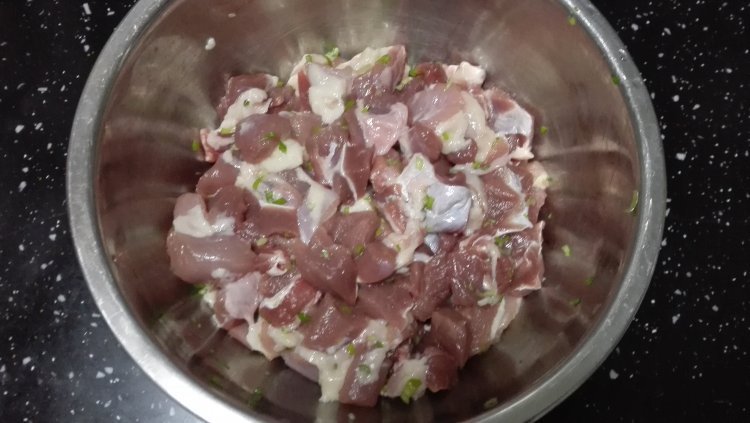 烤羊肉粒步骤4