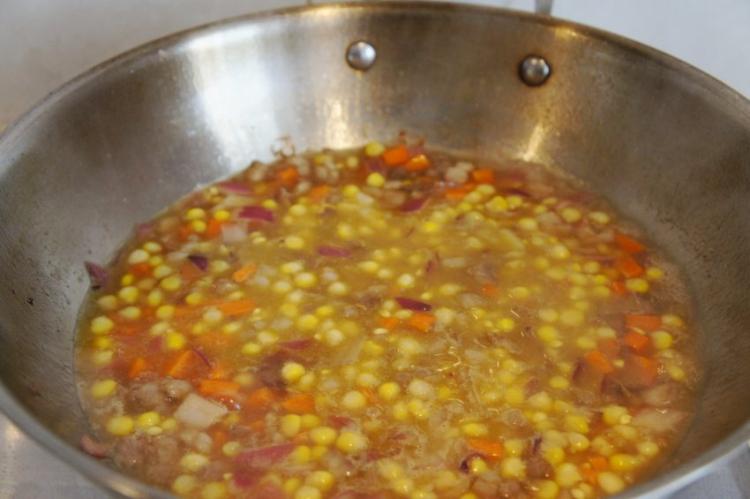 绿咖喱菊花羊肉饭#多步骤5