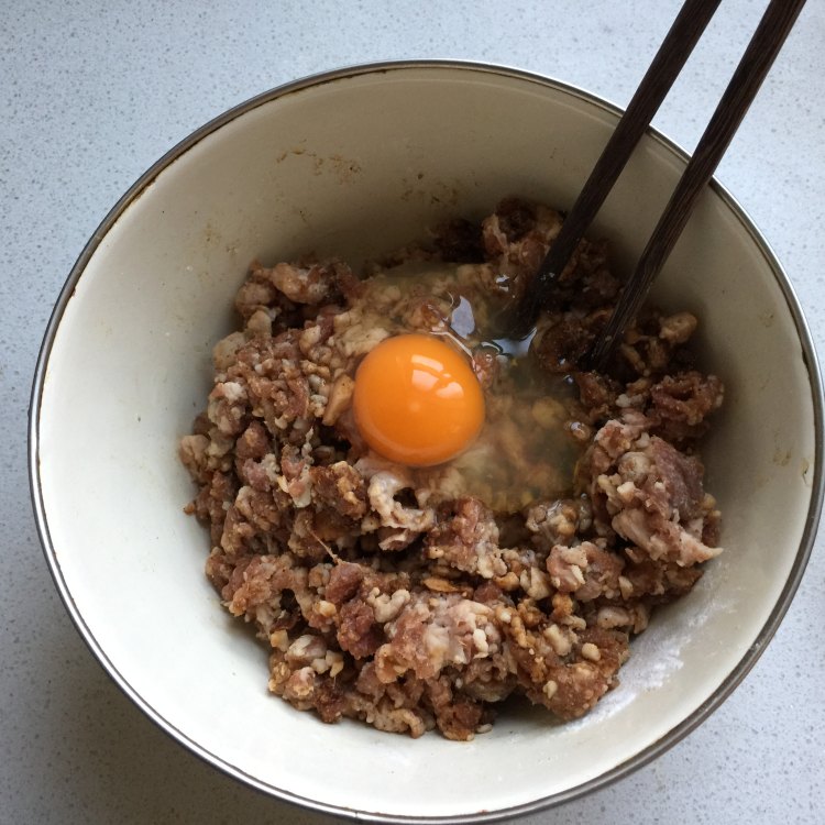 羊肉小白菜馅饼步骤2