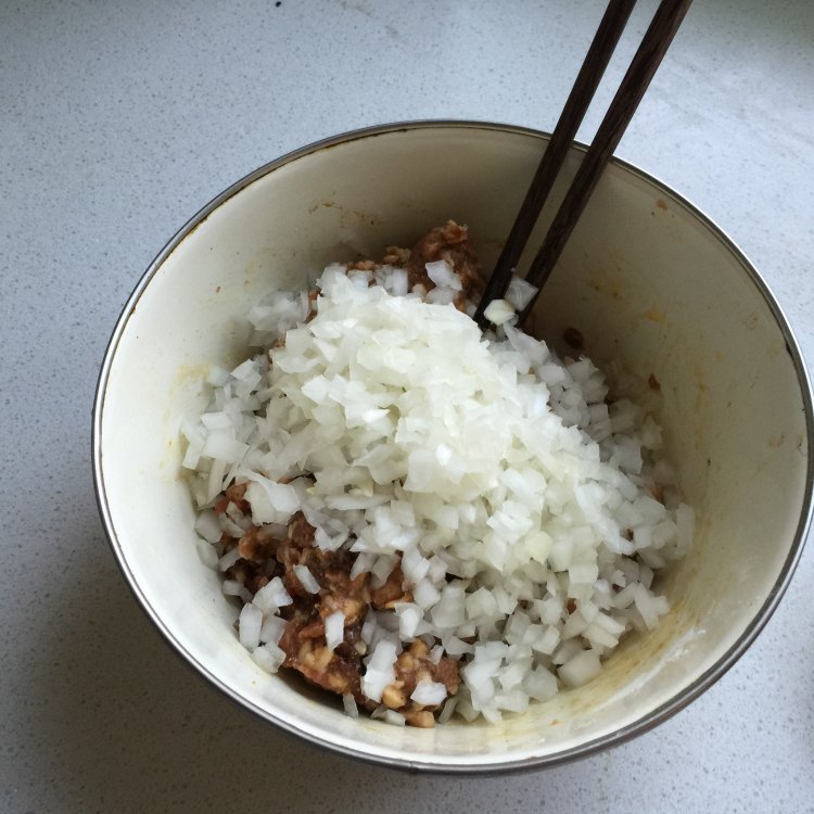 羊肉小白菜馅饼步骤3