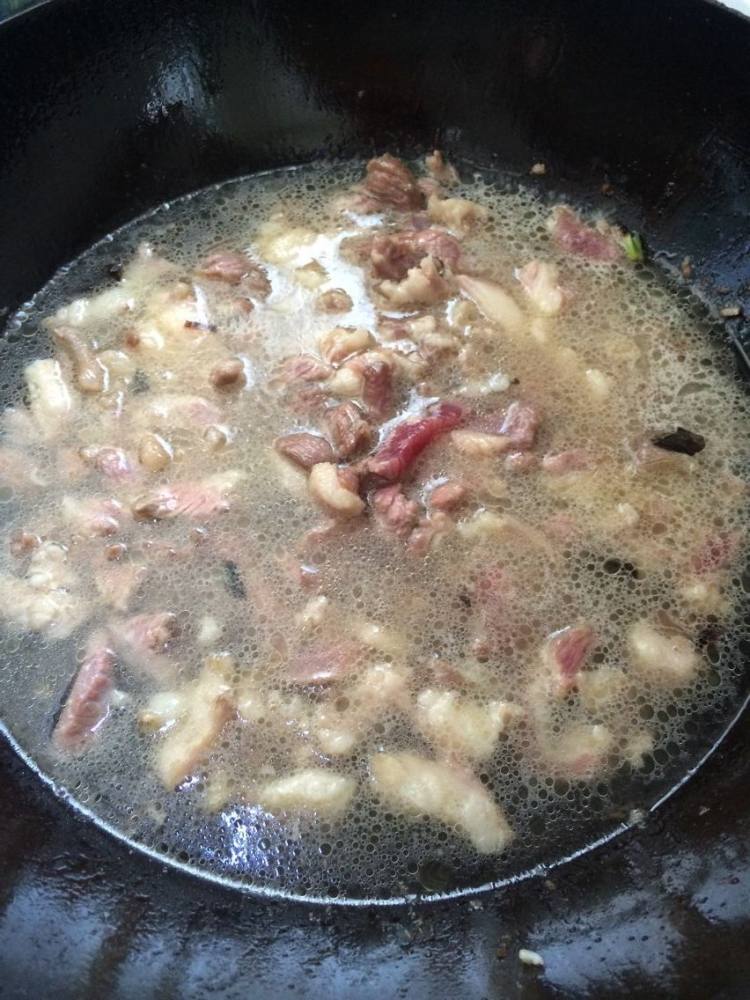 羊肉烩火烧步骤6