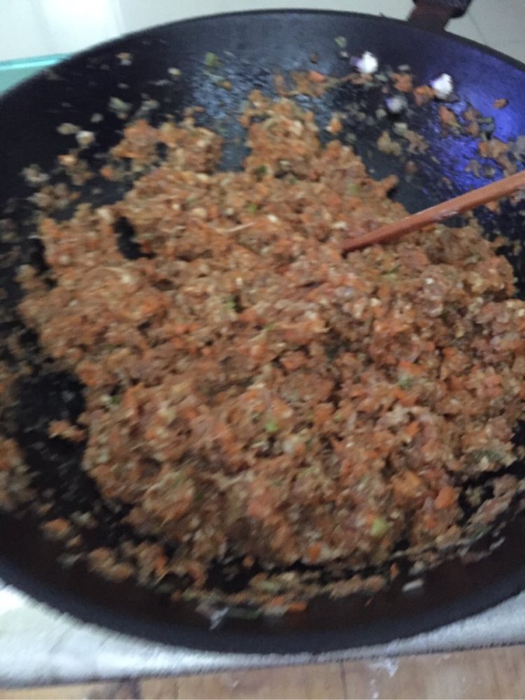 胡萝卜羊肉水饺步骤2