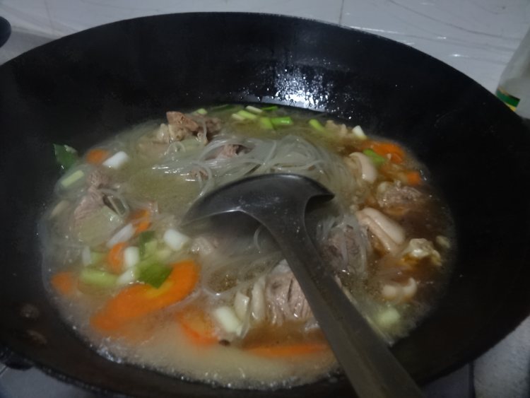 羊肉粉丝锅步骤13