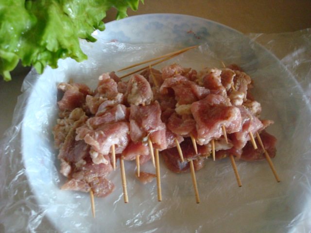 电饼铛烤羊肉串步骤4