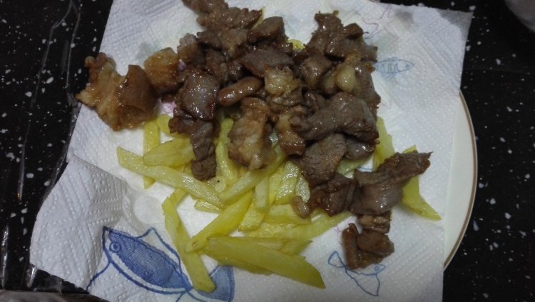 飘香羊肉薯条步骤8