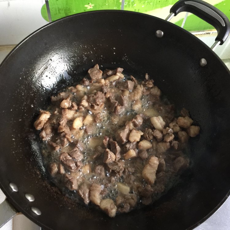 新疆碎肉抓饭步骤11
