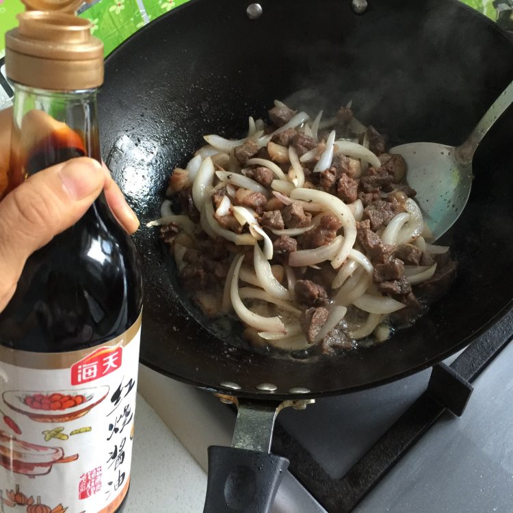 新疆碎肉抓饭步骤13