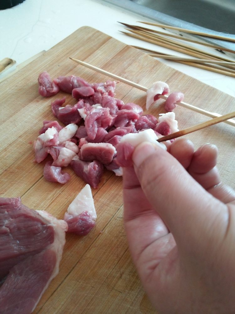 羊肉串步骤2