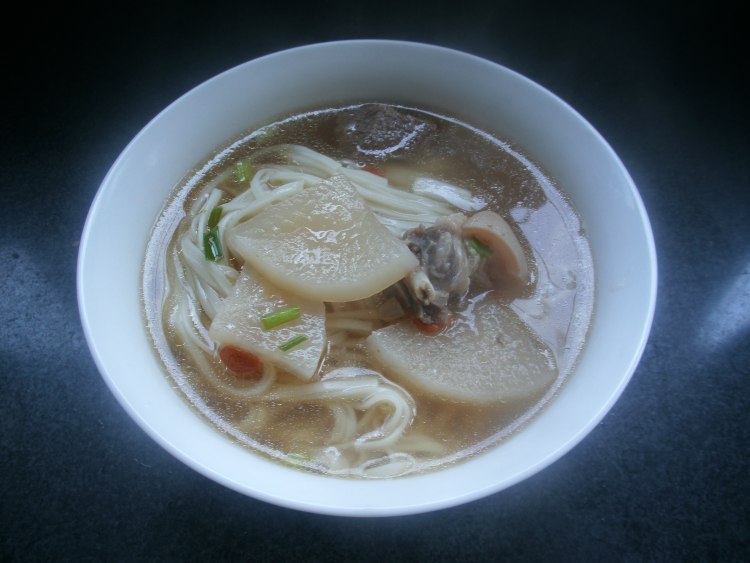 羊肉萝卜汤面步骤8