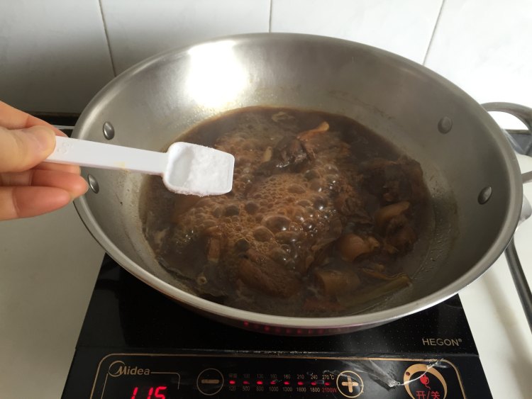 羊肉炖白菜步骤9