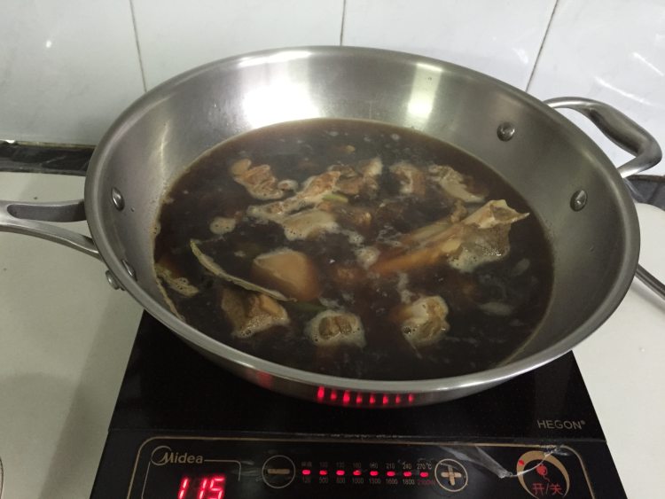 羊肉炖白菜步骤7