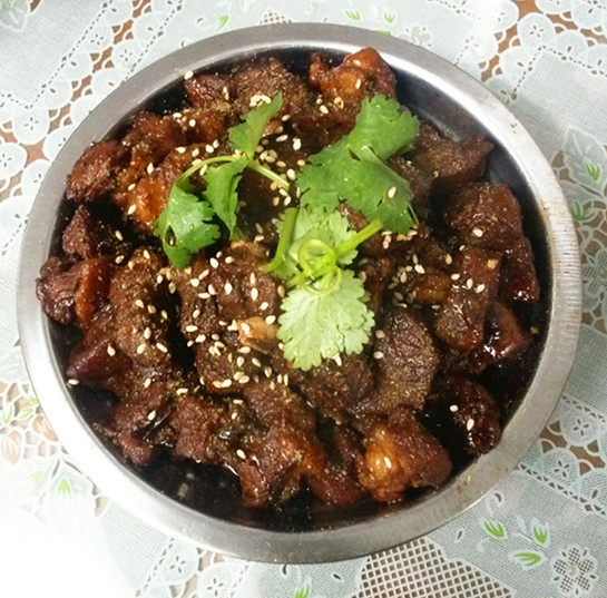 海鲜酱孜然羊肉步骤20