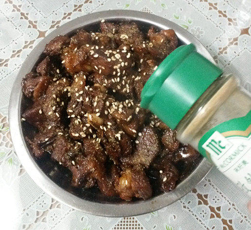 海鲜酱孜然羊肉步骤19
