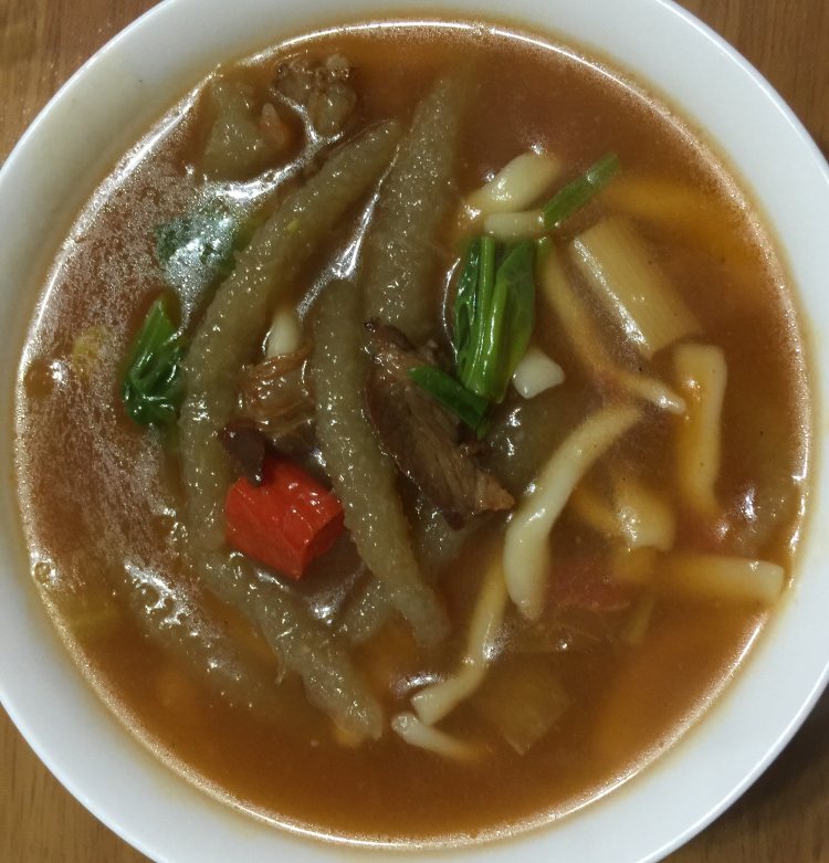 洋芋鱼鱼汤面步骤10